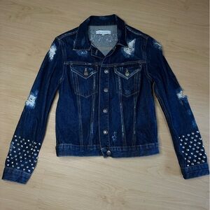Sandro denim jacket size 2